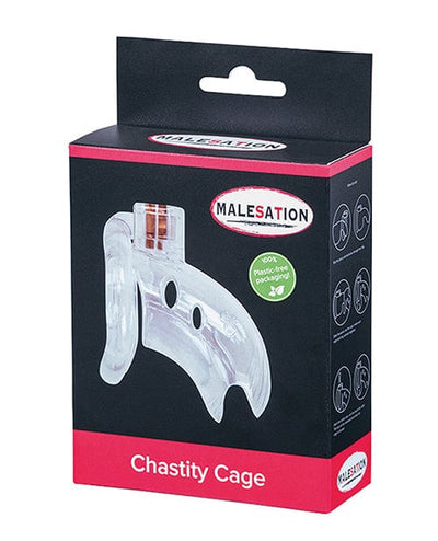 St Rubber Malesation Chastity Cage Clear Kink & BDSM