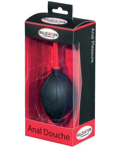 St Rubber Malesation Anal Douche - Black More
