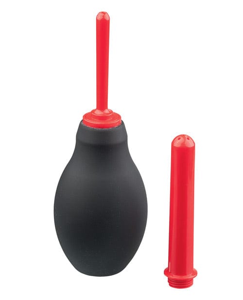 St Rubber Malesation Anal Douche - Black More
