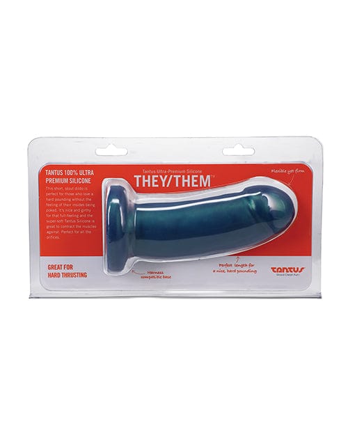 Tantus INC Tantus They/them Silicone Dildo Malachite Dildos