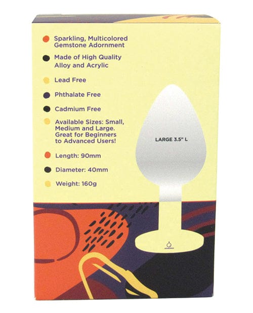 Thank Me Now Voodoo Walk Large Metal Plug - Silver Anal Toys