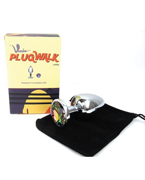 Thank Me Now Voodoo Walk Large Metal Plug - Silver Anal Toys