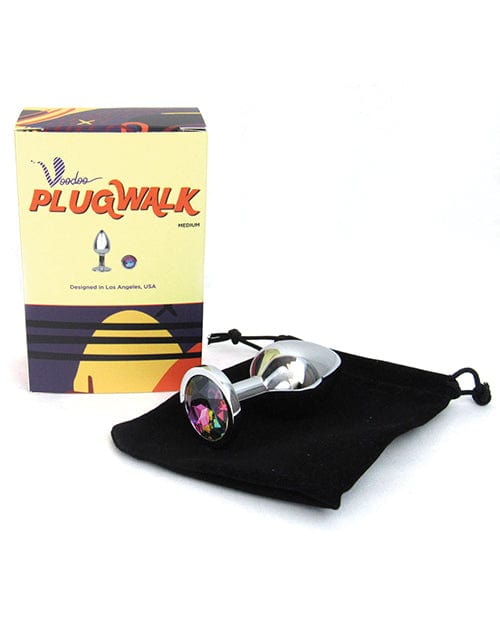 Thank Me Now Voodoo Walk Medium Metal Plug - Silver Anal Toys