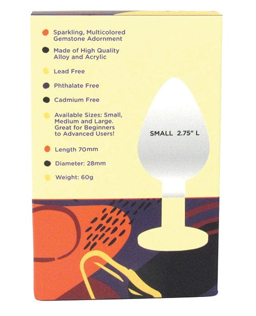 Thank Me Now Voodoo Walk Small Metal Plug - Silver Anal Toys