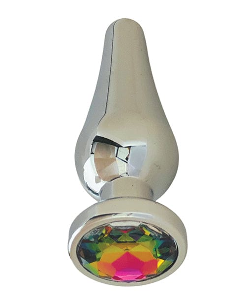 Thank Me Now INC Gender Fluid Excite! Flared Plug - Silver Anal Toys