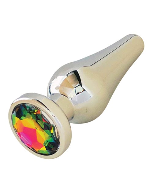Thank Me Now INC Gender Fluid Excite! Flared Plug - Silver Anal Toys