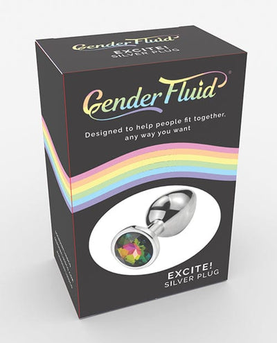 Thank Me Now INC Gender Fluid Excite! Plug Silver Anal Toys