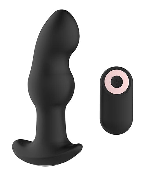 Thank Me Now INC Gender Fluid Frission Anal Vibe W-remote - Black Anal Toys