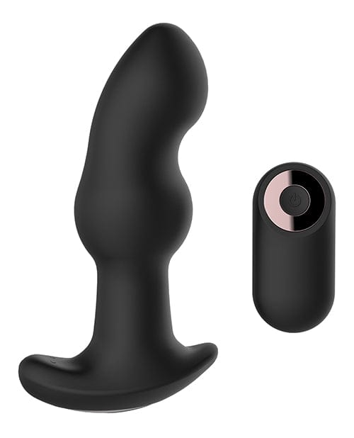 Thank Me Now INC Gender Fluid Frission Anal Vibe W-remote - Black Anal Toys