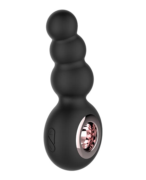 Thank Me Now INC Gender Fluid Quiver Anal Ring Bead Vibe - Black Anal Toys