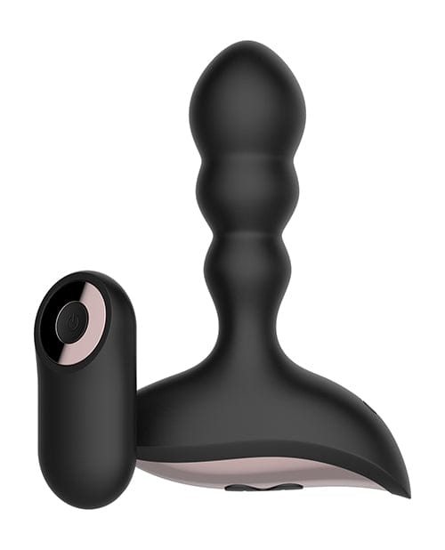 Thank Me Now INC Gender Fluid Shake Anal Vibe W-remote - Black Anal Toys