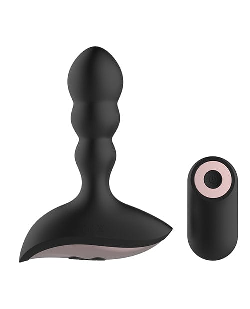 Thank Me Now INC Gender Fluid Shake Anal Vibe W-remote - Black Anal Toys