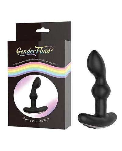 Thank Me Now INC Gender Fluid Thrill Prostate Vibe - Black Anal Toys