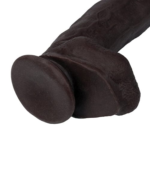 Thank Me Now INC Get Lucky 12" Real Skin Series - Dark Brown Dildos