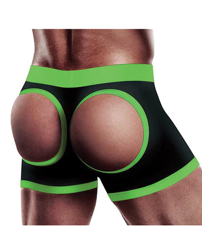 Thank Me Now INC Get Lucky Strap On Boxers - Black/green Dildos