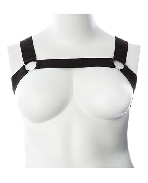 Thank Me Now INC Gender Fluid Mason Harness - Black Small/Large Kink &amp; BDSM