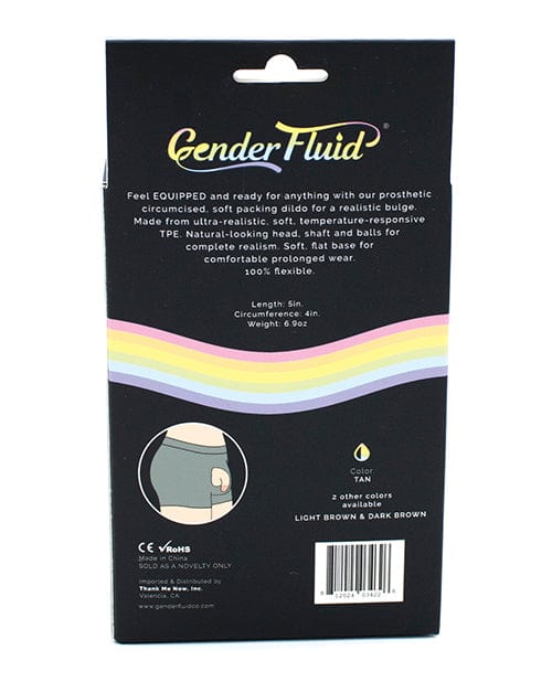 Thank Me Now INC Gender Fluid 5" Equipped Soft Packer More