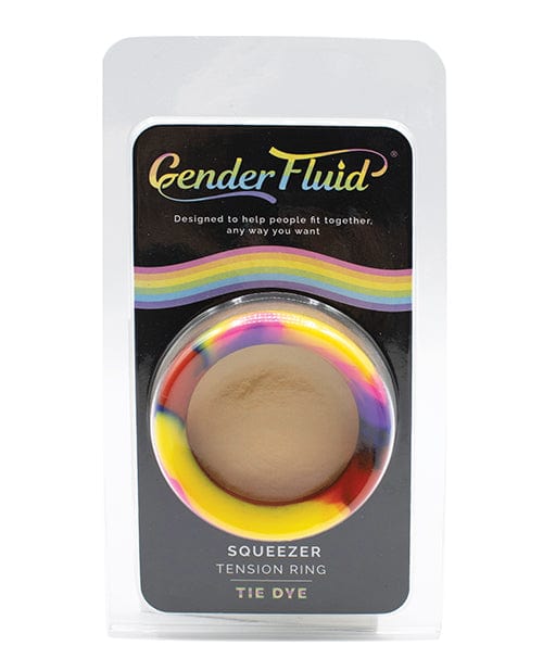 Thank Me Now INC Gender Fluid Squeezer Tension Ring Tie Dye Penis Toys