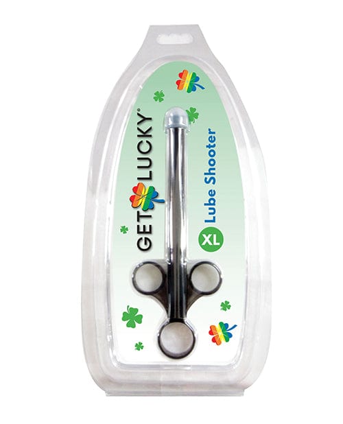 Thank Me Now Get Lucky Lube Shooter - XL Black Lubes