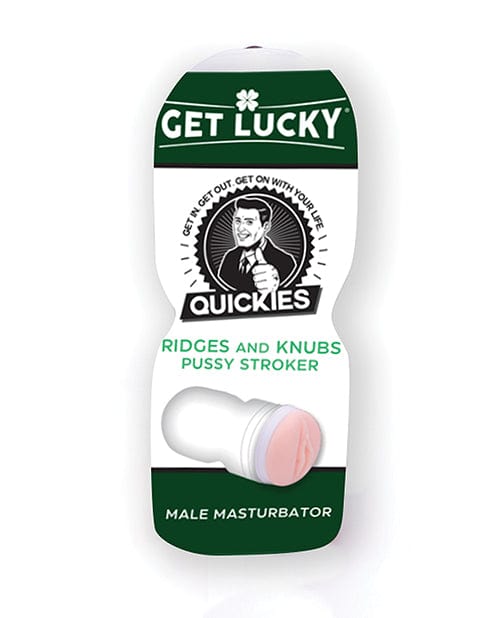 Thank Me Now Get Lucky Quickies Ridges &amp; Knubs Pussy Stroker Penis Toys