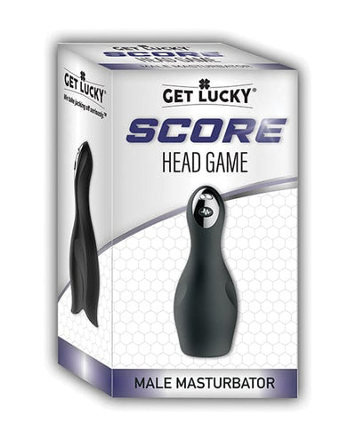 Thank Me Now Get Lucky Score Head Game Masturbator - Black Penis Toys
