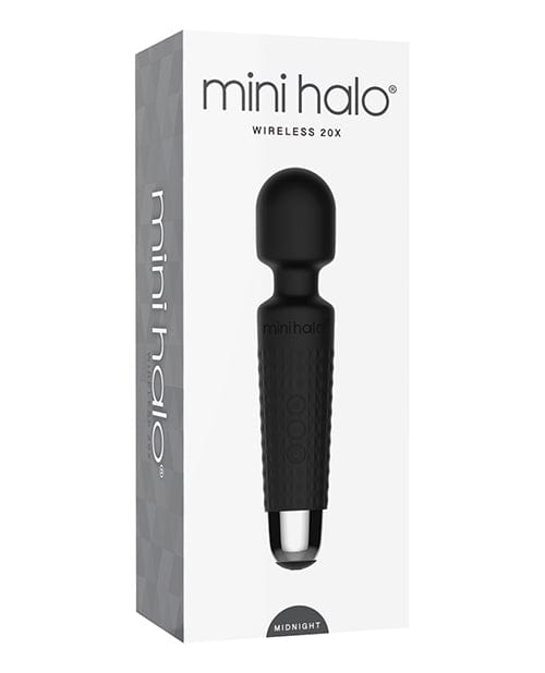 Thank Me Now Mini Halo Wireless 20x Wand Midnight Vibrators