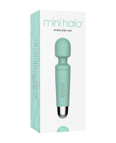 Thank Me Now Mini Halo Wireless 20x Wand Minty Green Vibrators