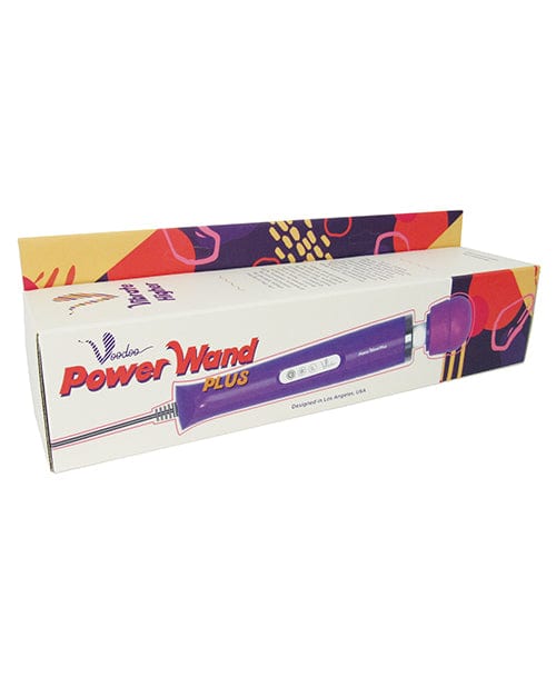 Thank Me Now Voodoo Power Wand Plus 28x Plug In - Purple Vibrators