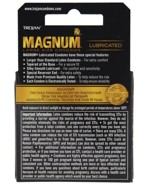 Trojan Magnum Condoms by Trojan | Sex Toys | OrchidToys.com 64203 Trojan Magnum Condoms by Trojan | Sex Toys | OrchidToys.com 64203