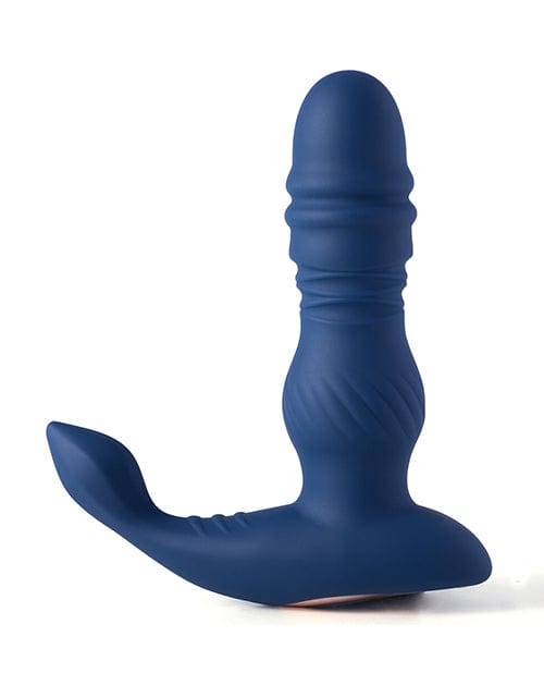 Uc Global Trade INChoney Play B Jaden Thrusting Prostate Massager Vibrating Butt Plug Anal Sex Toy Blue Anal Toys