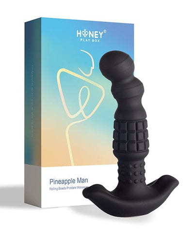 Uc Global Trade INChoney Play B Pineapple Man Vibrating Prostate Massager - Black Anal Toys