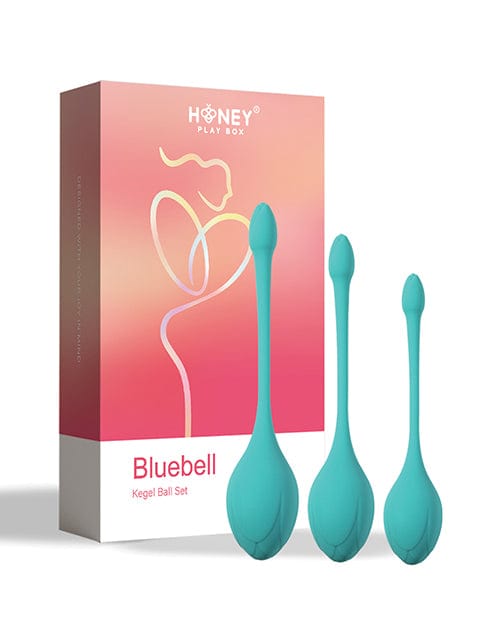 Uc Global Trade INChoney Play B Bluebell Floral 3 Size &amp; Weight Kegel Ball Exercise Set - Blue More
