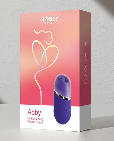 Uc Global Trade INChoney Play B Abby Mini Clit Licking Vibrator Tongue Sex Toy - Purple Vibrators
