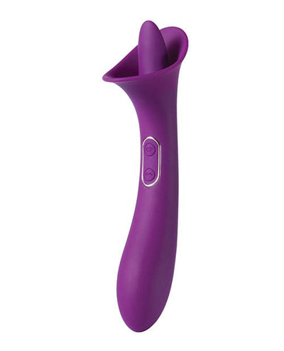 Uc Global Trade INChoney Play B Adele Clit Licking Tongue Vibrator W- G Spot Stimulator - Purple Vibrators