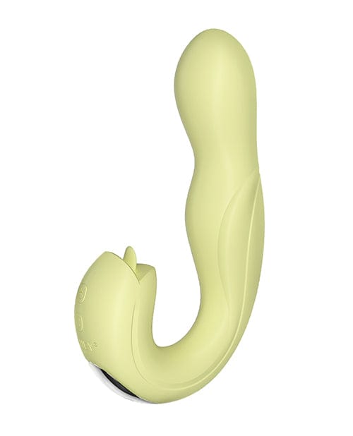 Uc Global Trade INChoney Play B Joi Rotating Head G-spot Vibrator &amp; Clit Licker Yellow Vibrators