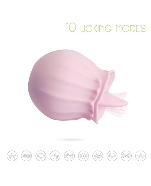 Uc Global Trade INChoney Play B Nectar Clit Licking Rose Vibrator - Pink Vibrators