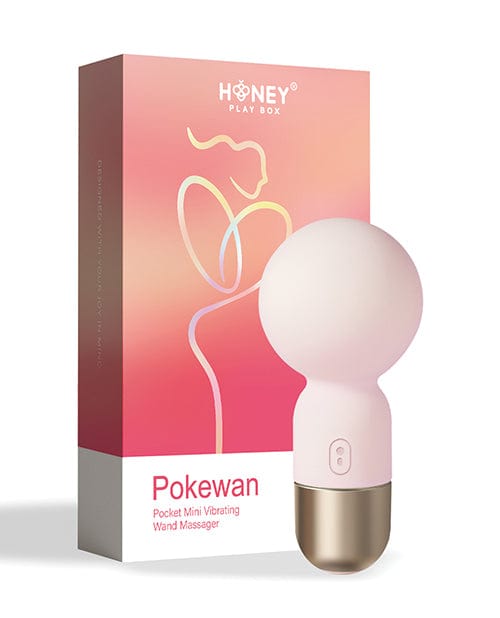 Uc Global Trade INChoney Play B Pokewan Pocket Mini Vibrating Wand Massager - Pale Light Pink Vibrators