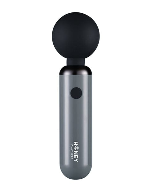 Uc Global Trade INChoney Play B Pomi Wand Clit Tease Vibrating Wand Grey Vibrators