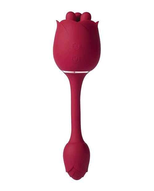 Uc Global Trade INChoney Play B Roseann Double Ended Rose Toy Vibrator - Red Vibrators