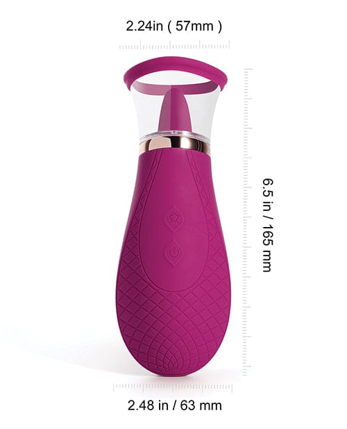 Uc Global Trade INChoney Play B Scioness Sucking And Licking Clitoral Stimulator - Pink Vibrators