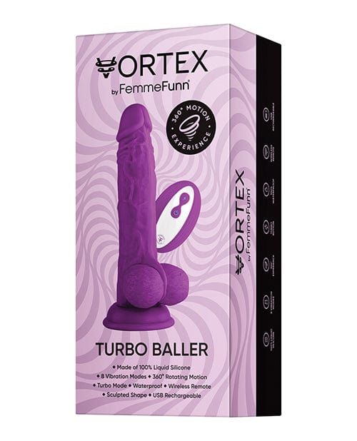 Vvole LLC Femme Funn Turbo Baller 2.0 Purple Dildos