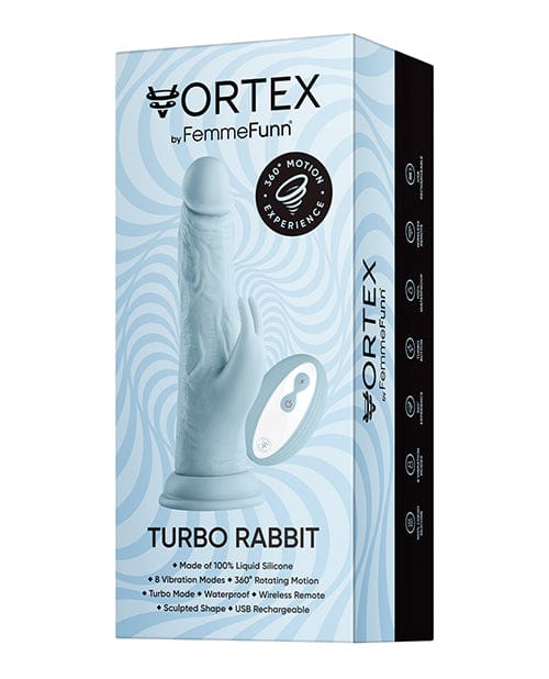 Vvole LLC Femme Funn Wireless Turbo Rabbit 2.0 Light Blue Dildos