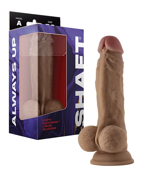 Vvole LLC Shaft Model A Flexskin Liquid Silicone 7.5" Dong W/balls Oak Dildos