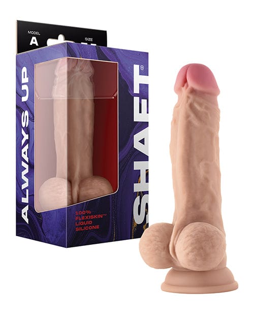 Vvole LLC Shaft Model A Flexskin Liquid Silicone 7.5" Dong W/balls Pine Dildos