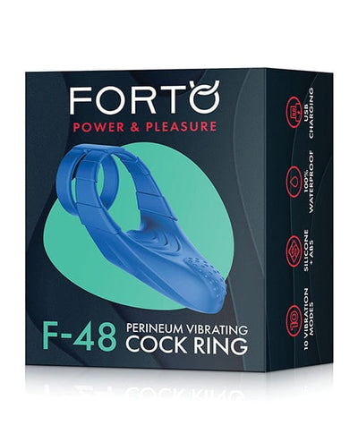Vvole LLC Forto F-48 Perineum Double C-ring Blue Penis Toys