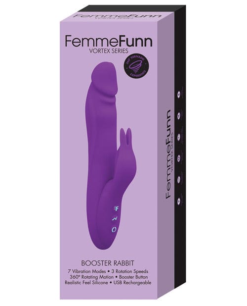 Vvole LLC Femme Funn Booster Rabbit Purple Vibrators