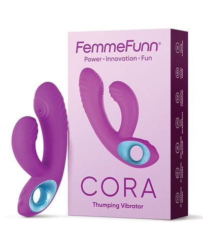 Vvole LLC Femme Funn Cora Thumping Rabbit Purple Vibrators