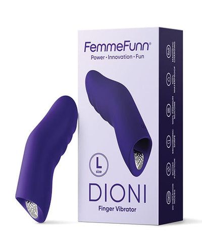 Vvole LLC Femme Funn Dioni Wearable Finger Vibe Large Dark Purple Vibrators