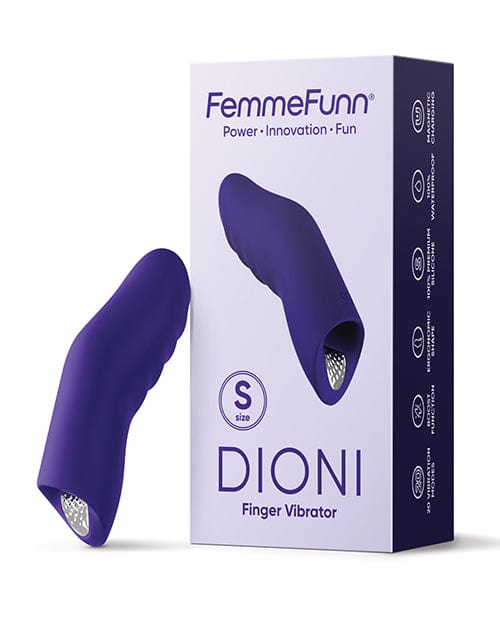 Vvole LLC Femme Funn Dioni Wearable Finger Vibe Small Dark Purple Vibrators
