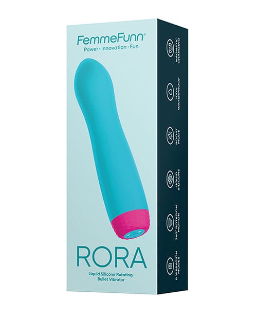 Vvole LLC Femme Funn Rora Rotating Bullet - Turquoise Vibrators